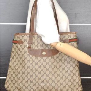🎁🎁FLASH SALE Vintage authentic jumbo Gucci shopper tote